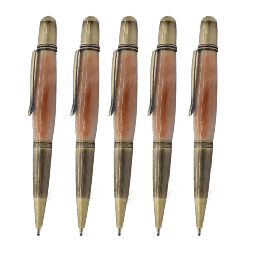 5 Pack - Antique bronze polish Cerra Pen Kit