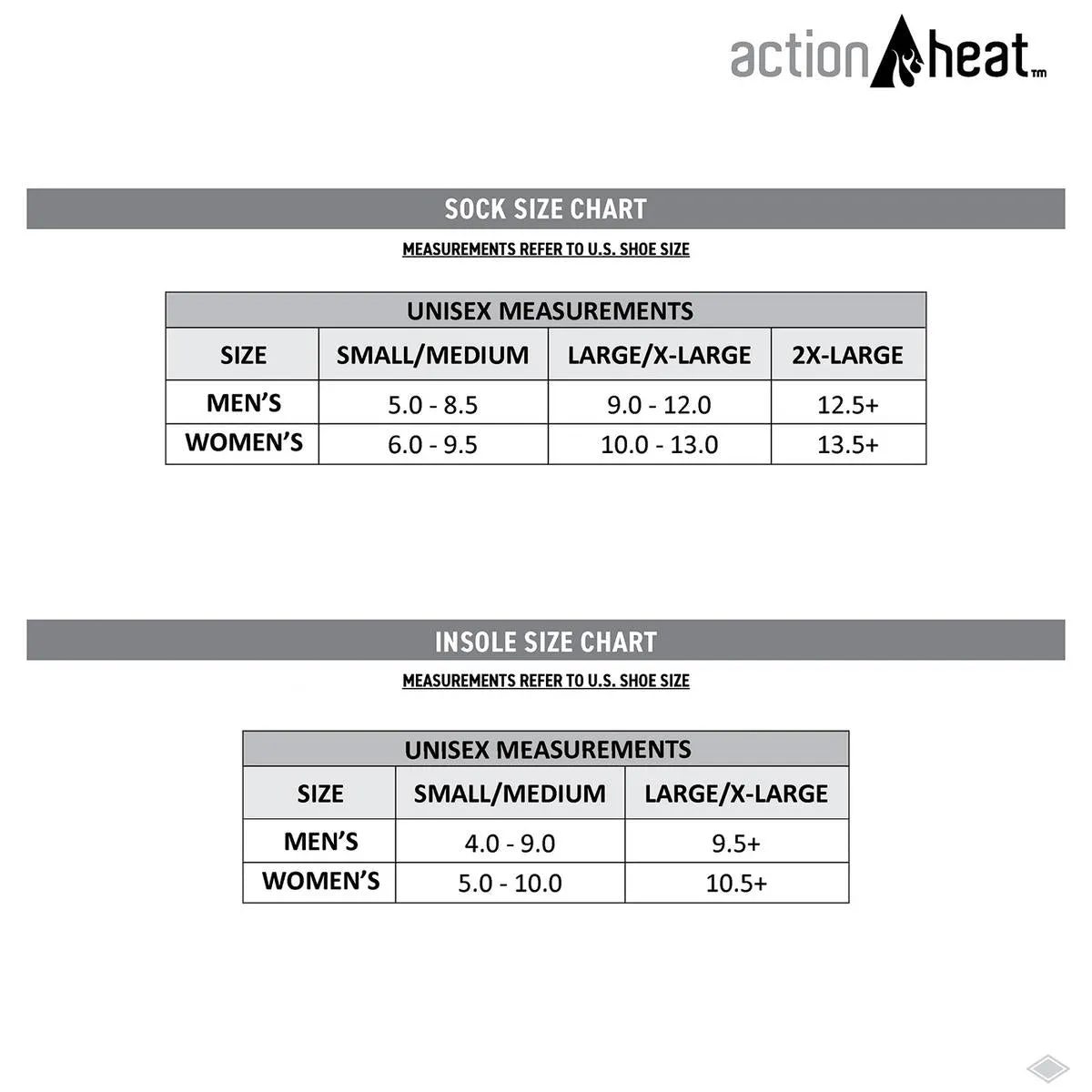 ActionHeat 5V Battery Heated Sock Liners