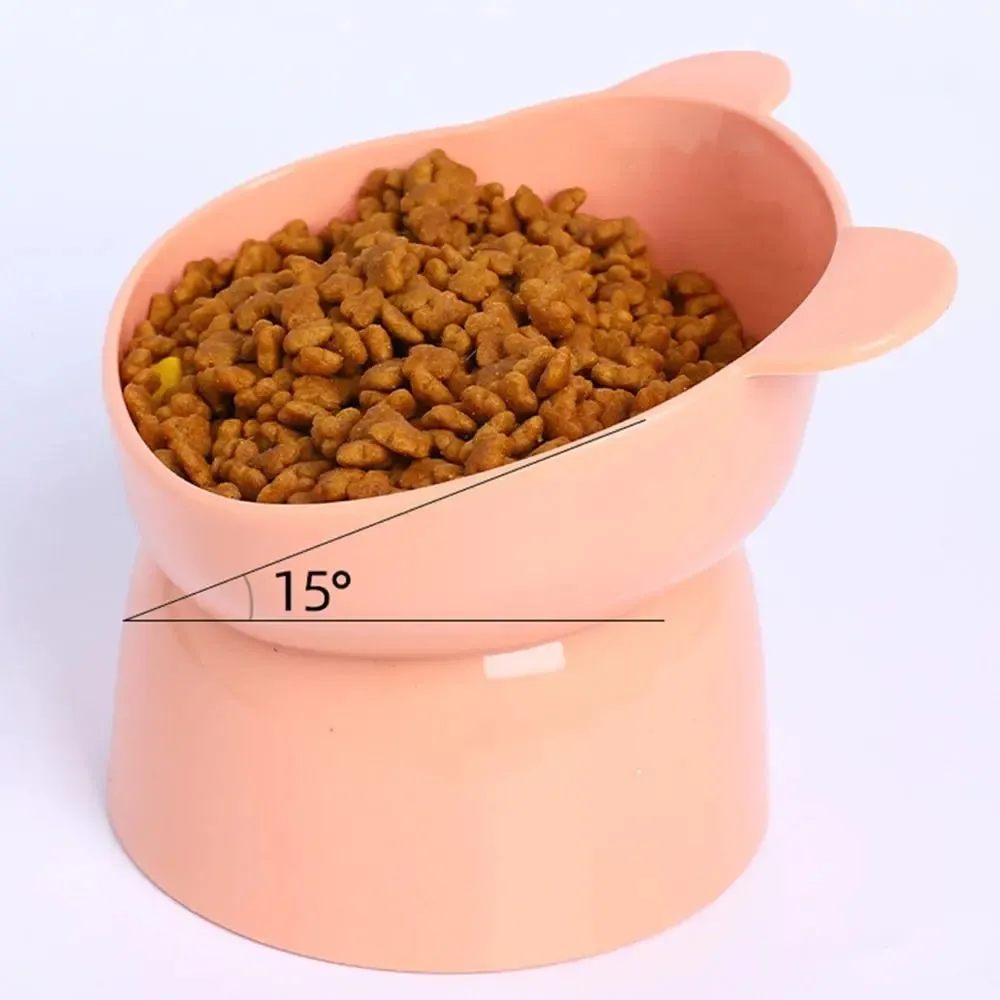 Anti-upset Home Dog Cat Feeder Protects Cervical Vertebravels Elevated Bowl High Feeding Bowl Pet Bowl