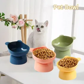 Anti-upset Home Dog Cat Feeder Protects Cervical Vertebravels Elevated Bowl High Feeding Bowl Pet Bowl