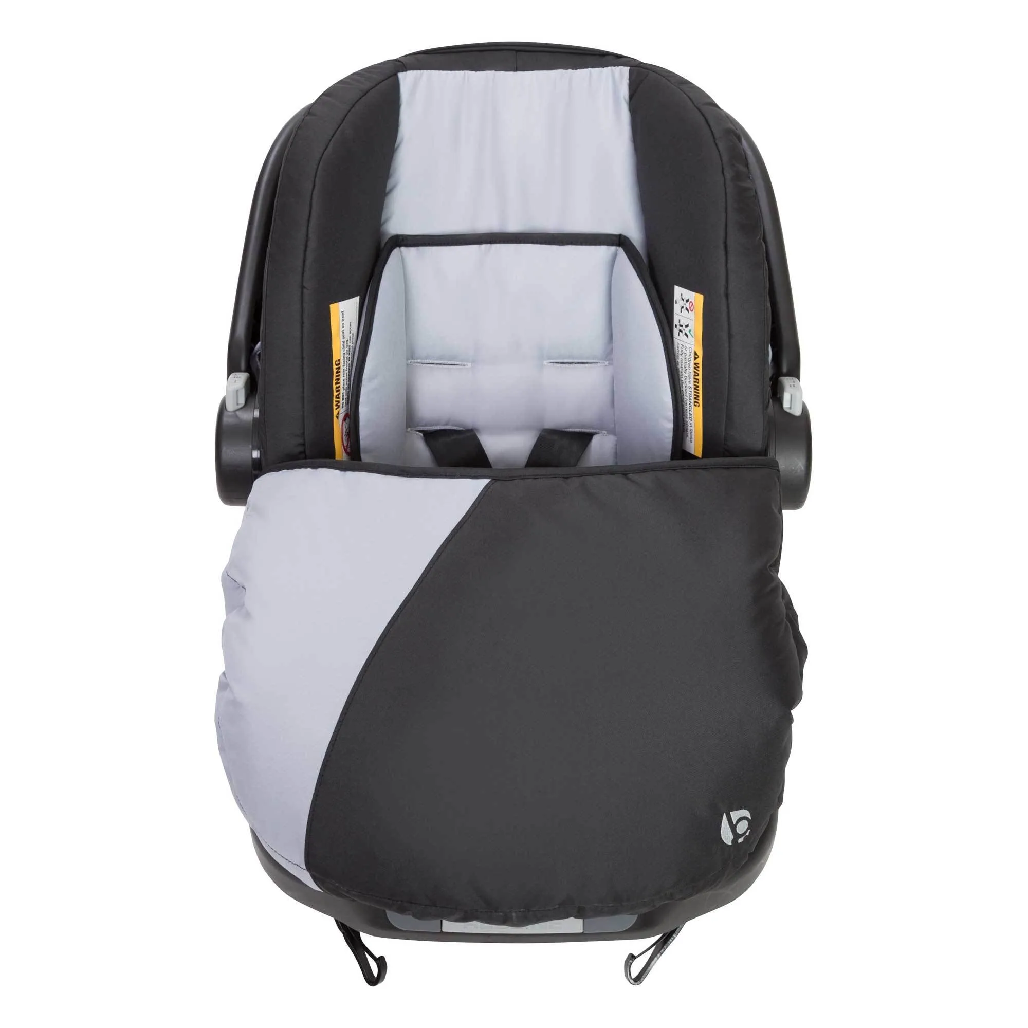 Baby Trend Ally Baby Infant Car Seat Travel System with Cover, 2-Pack, Stormy