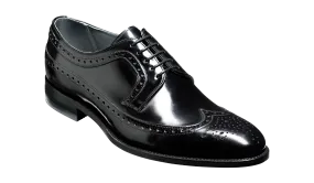 Barker Woodbridge Classic Oxford brogue - Black High-Shine