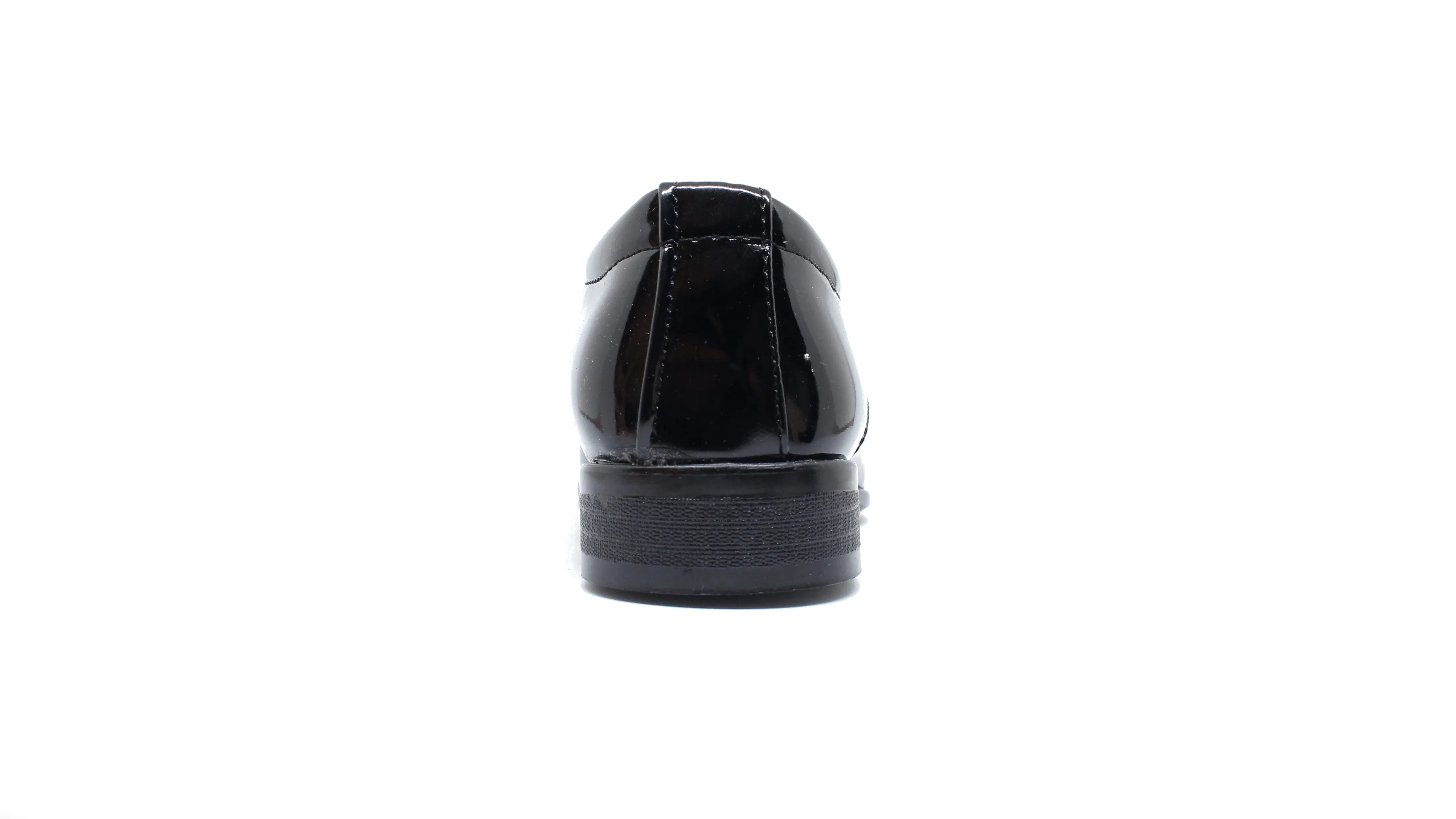 Berlin Derby Shoes - Patent Black