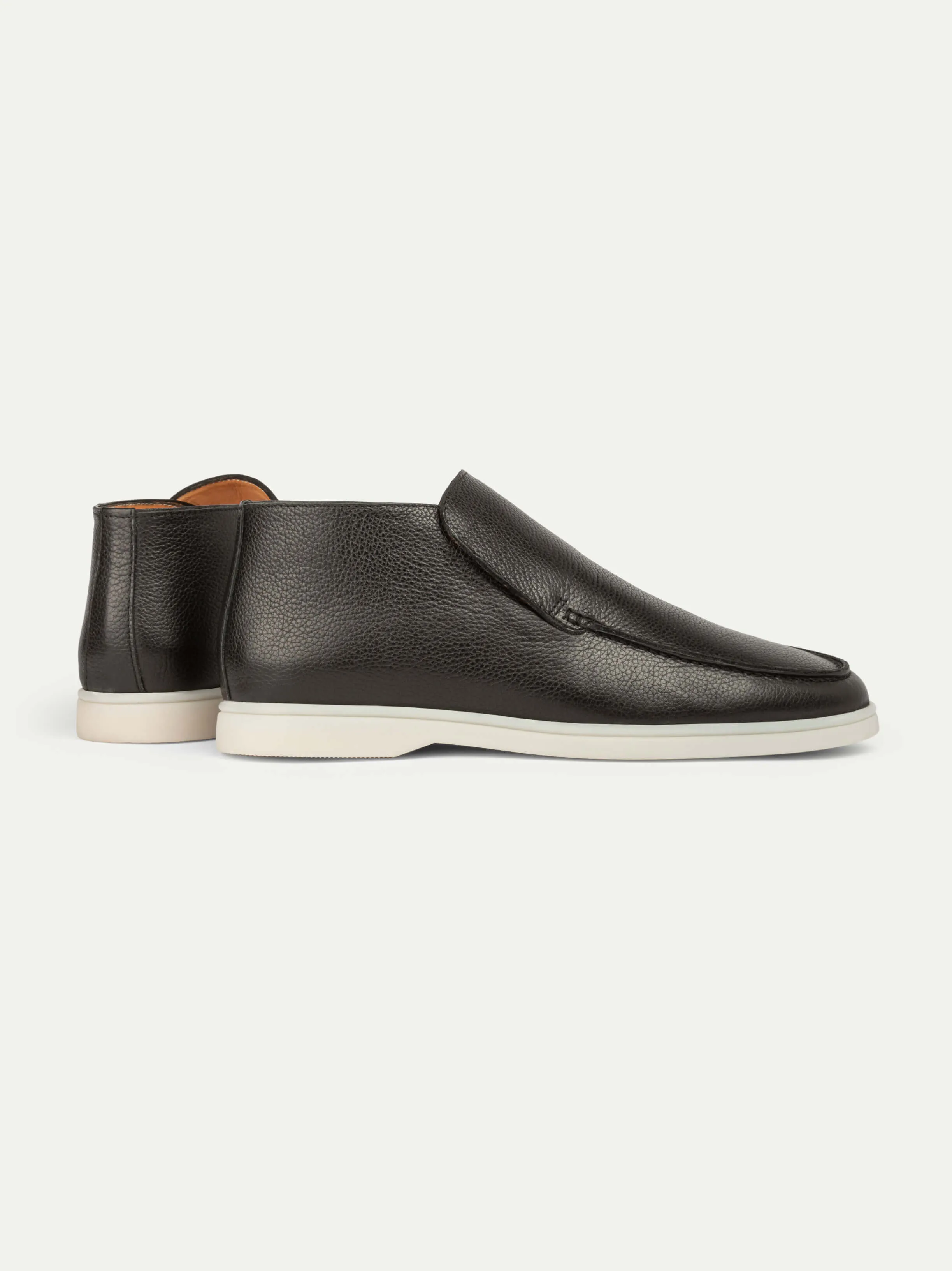 Black Grain City Loafer