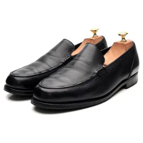 Black Leather Loafers UK 11 E