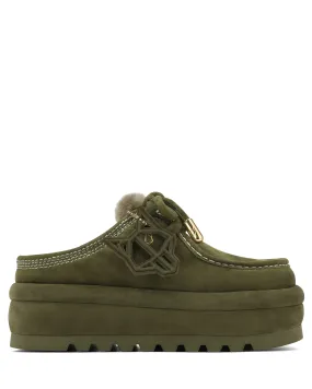 Blizzard Dark Olive Suede/Shearling