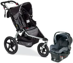 BOB Revolution Pro Jogging Travel System - Black