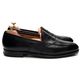 'Bradley' Black Leather Loafers UK 9 E