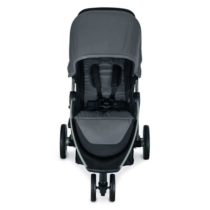 Britax B-Lively Stroller (Dove/Grey)   B-Safe Gen2 Infant Car Seat (Eclipse Black) Travel System