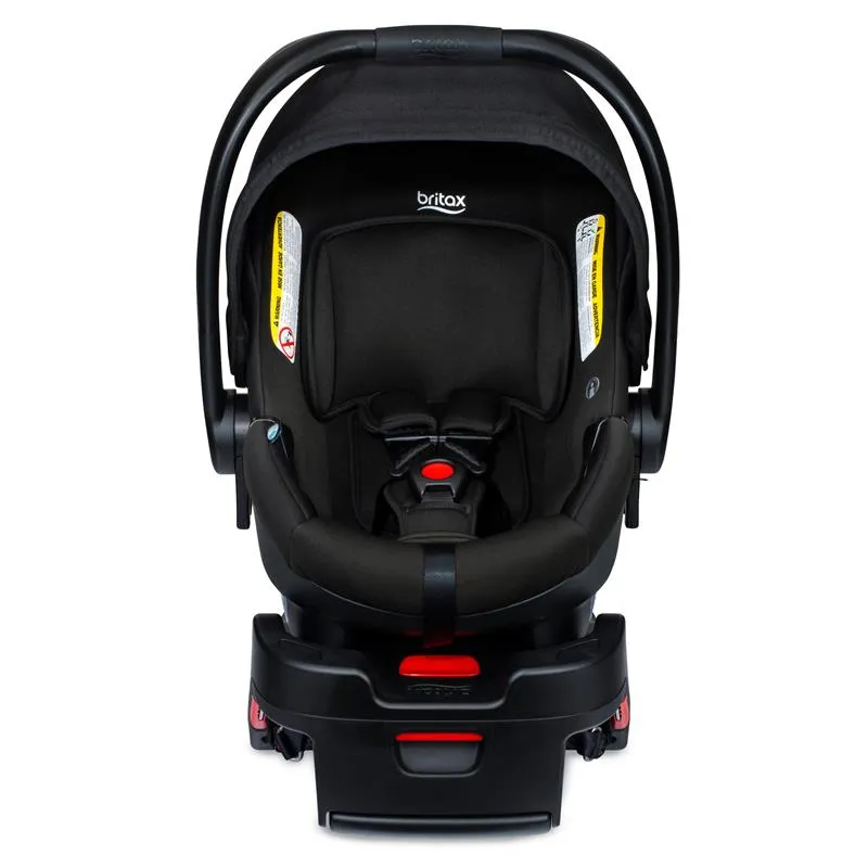 Britax B-Lively Stroller (Dove/Grey)   B-Safe Gen2 Infant Car Seat (Eclipse Black) Travel System