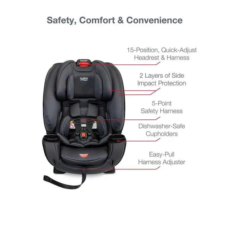 Britax One4Life ClickTight All-in-One Convertible Car Seat (Cool N Dry) (BXE1C279V)