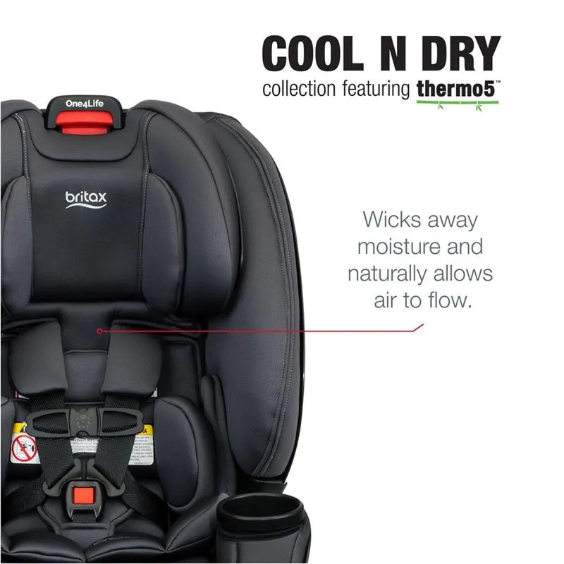 Britax One4Life ClickTight All-in-One Convertible Car Seat (Cool N Dry) (BXE1C279V)