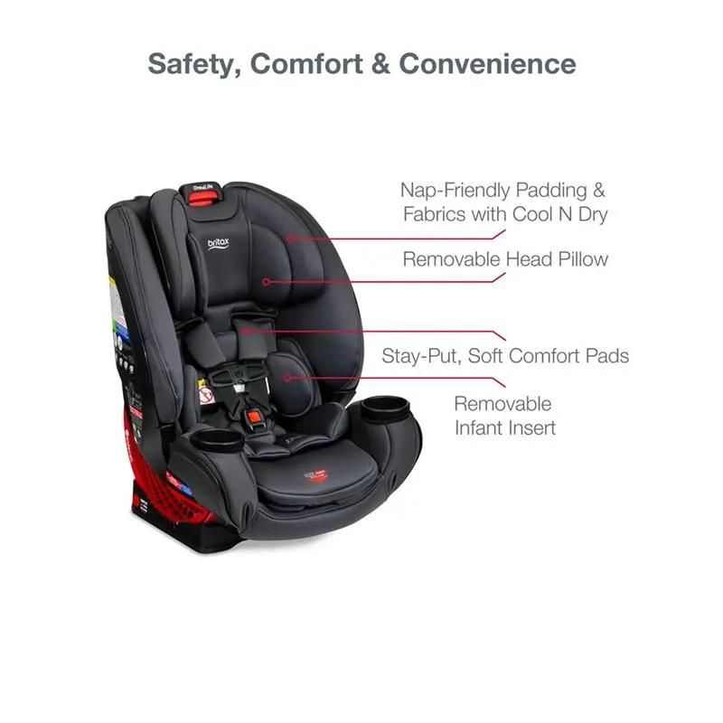 Britax One4Life ClickTight All-in-One Convertible Car Seat (Cool N Dry) (BXE1C279V)