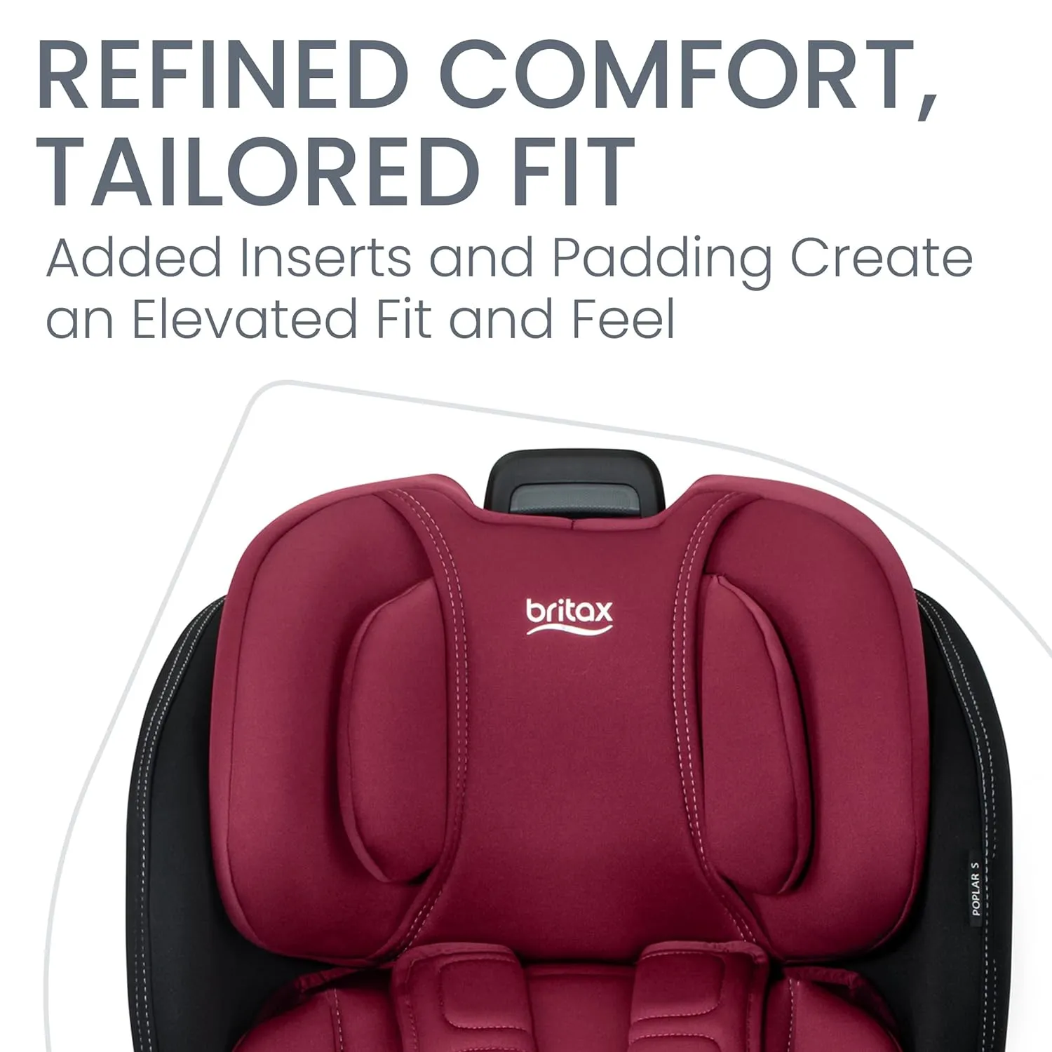 Britax Poplar S Narrow Convertible Car Seat - Ruby Onyx