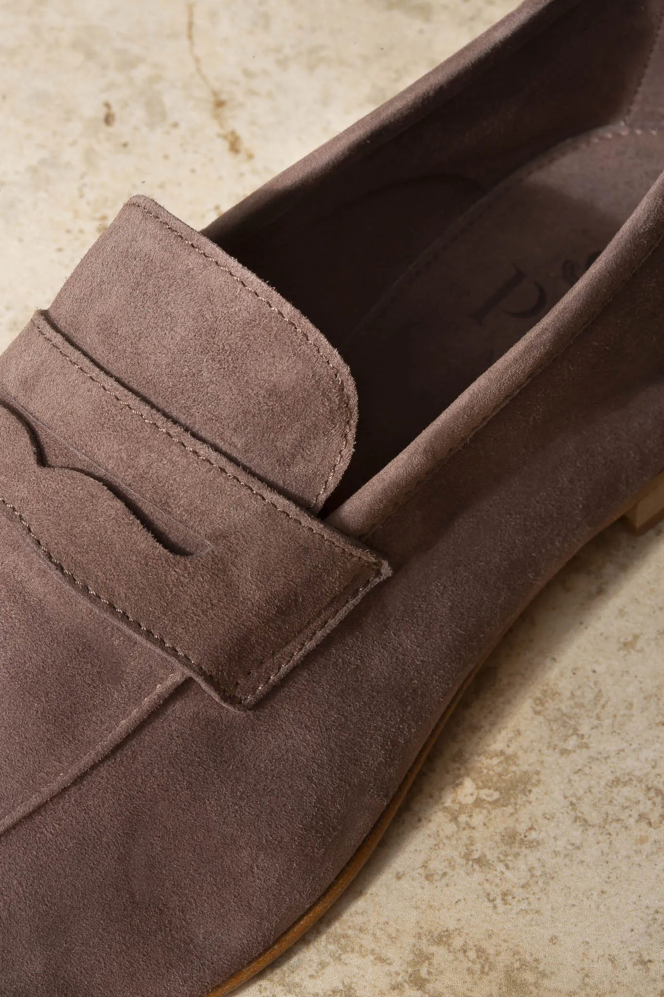 Brown soft penny loafers - Made In Italy