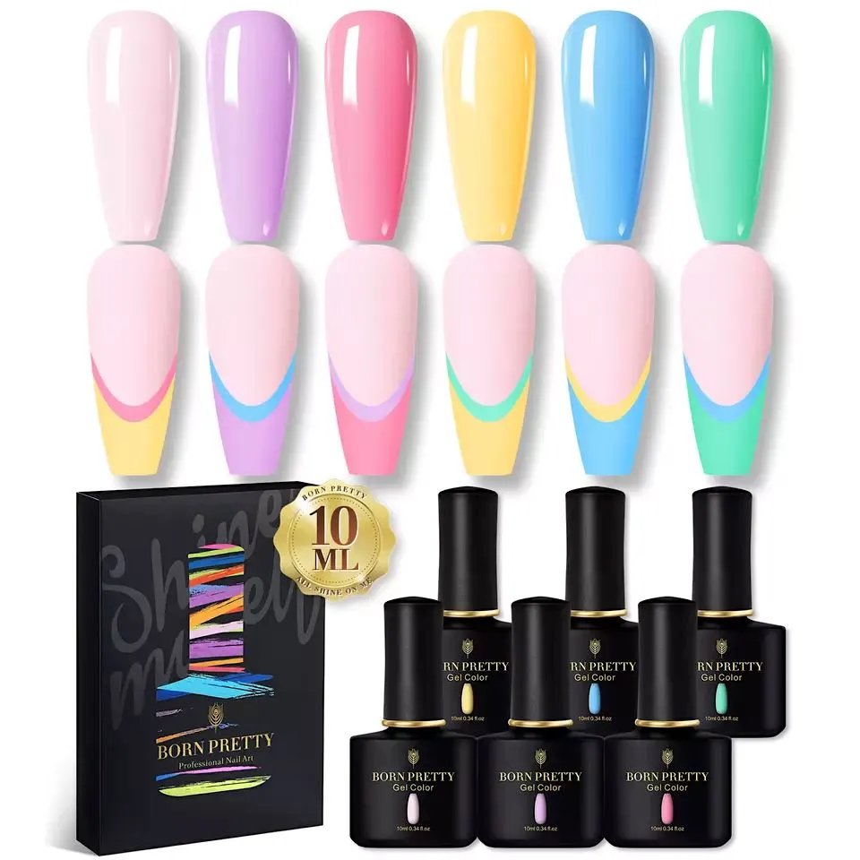 Candy Shop Gel Polish 6 Colour Series Born Pretty