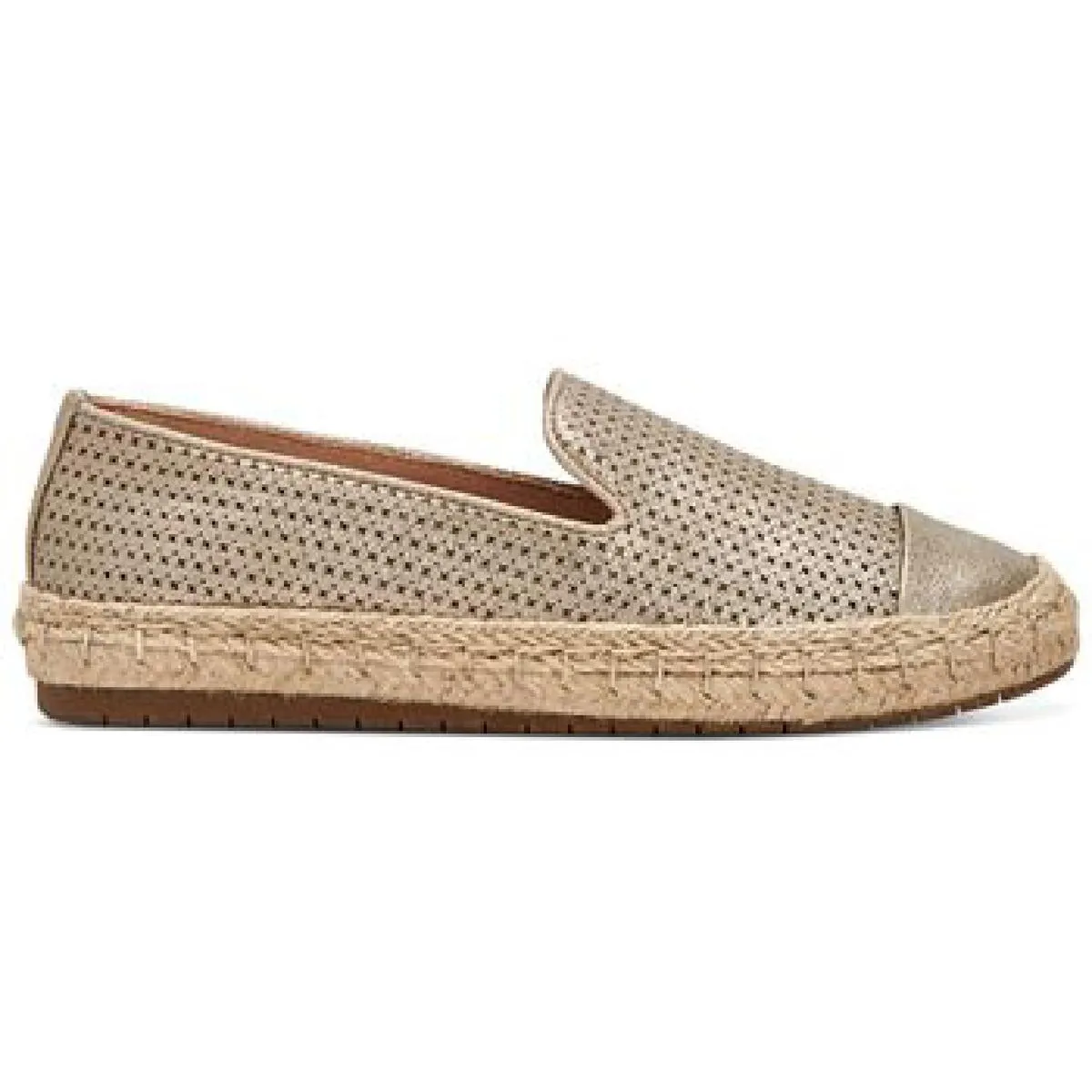 Charter Club Womens Jonii Faux Leather Laser Cut Espadrilles