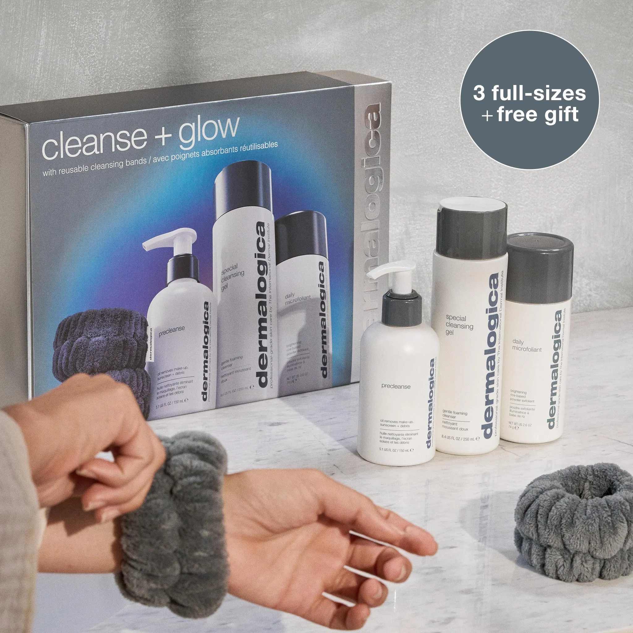 cleanse   glow set (3 full-size   free gift)