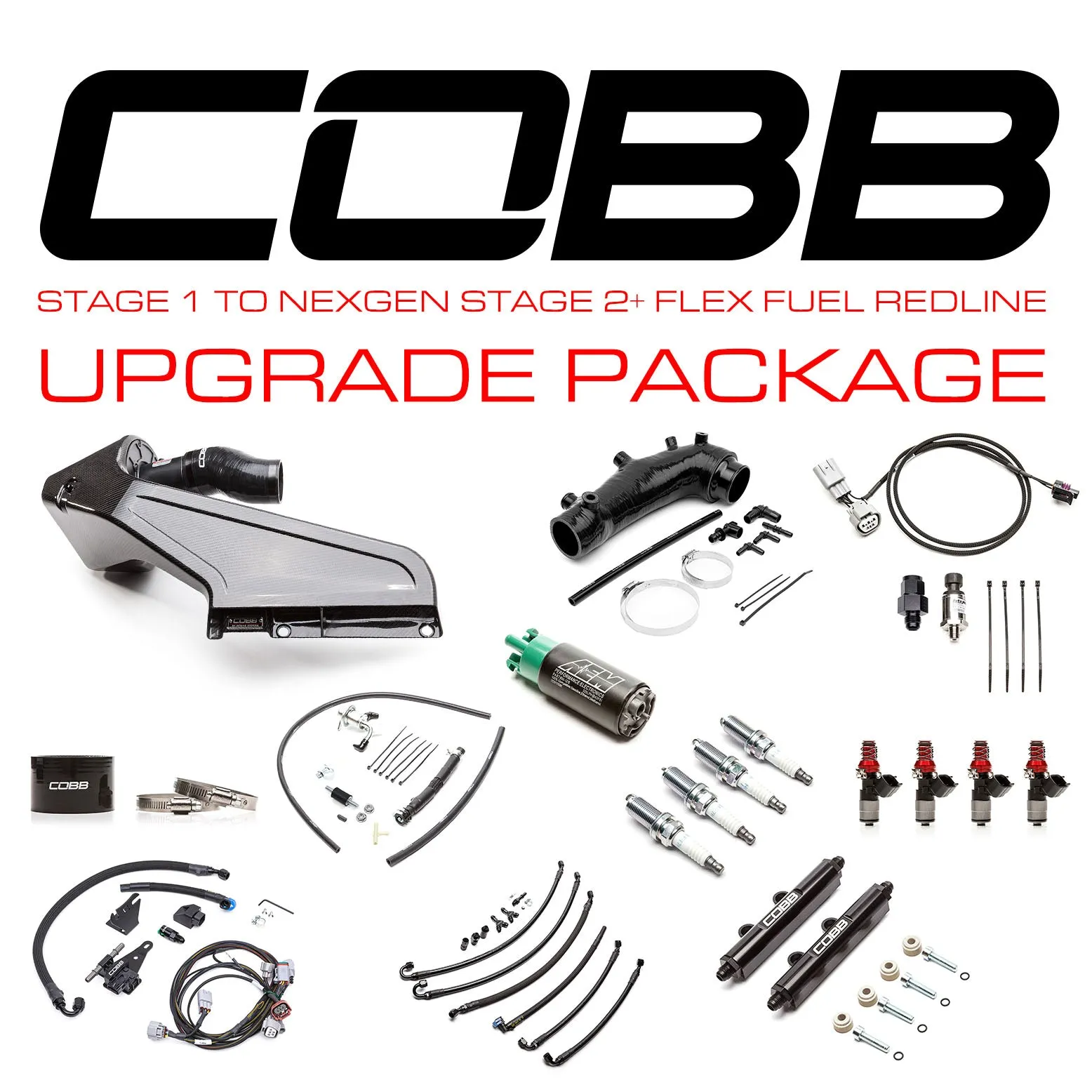 Cobb Stage 1 to NexGen Stage 2  Flex Fuel Power Package Upgrade 2015-2021 STI