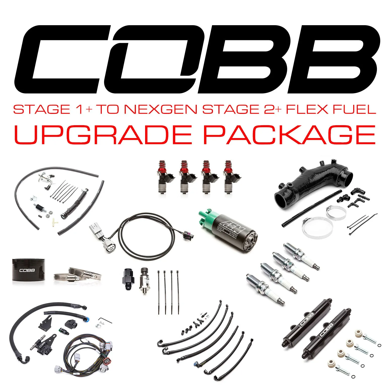 Cobb Stage 1  to NexGen Stage 2  Flex Fuel Power Package Upgrade 2015-2021 STI