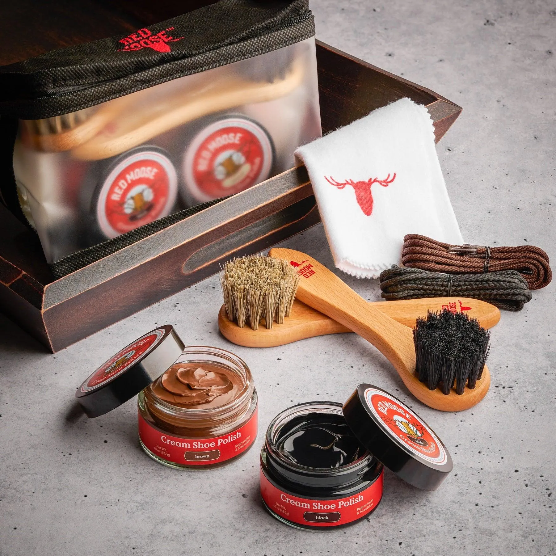 Cream Shoe Polish Kit