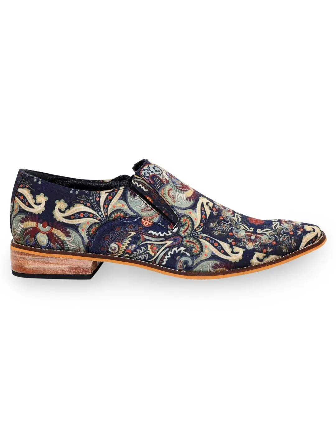 Deep Blue Art Print Loafers