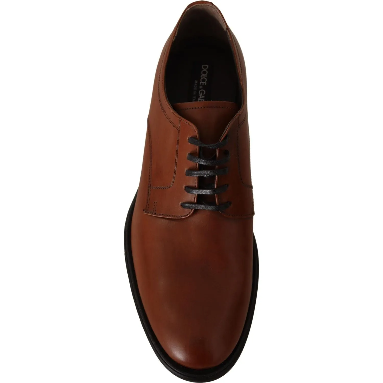 Dolce & Gabbana Elegant Brown Derby Formal Shoes