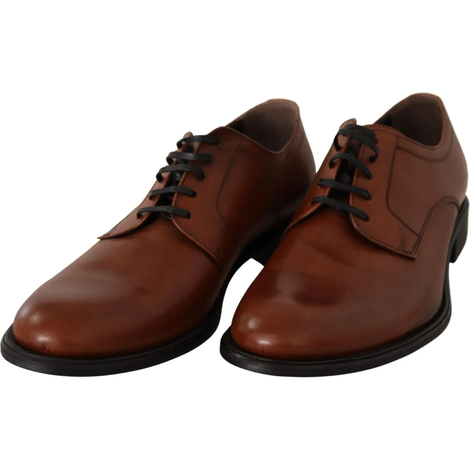 Dolce & Gabbana Elegant Brown Derby Formal Shoes