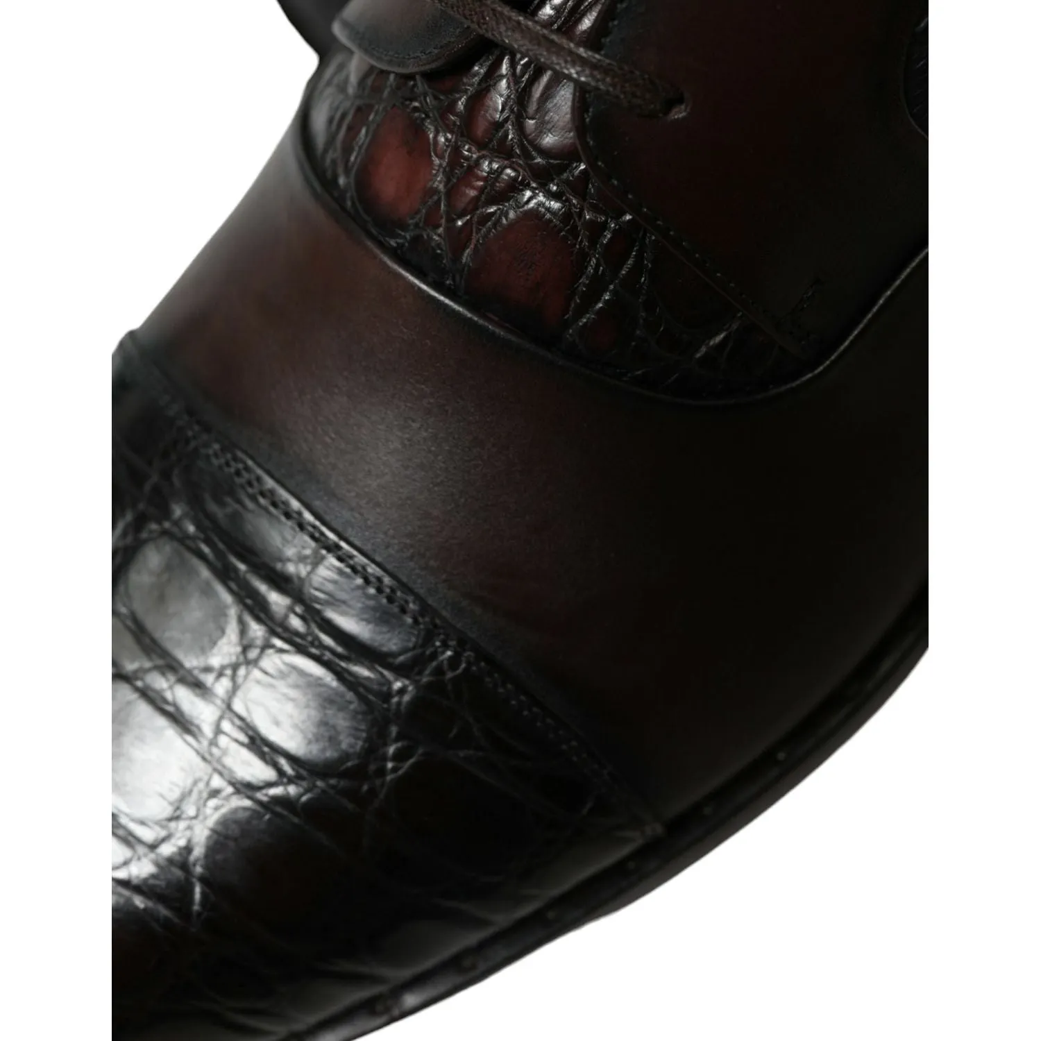 Dolce & Gabbana Elegant Brown Formal Derby Dress Shoes