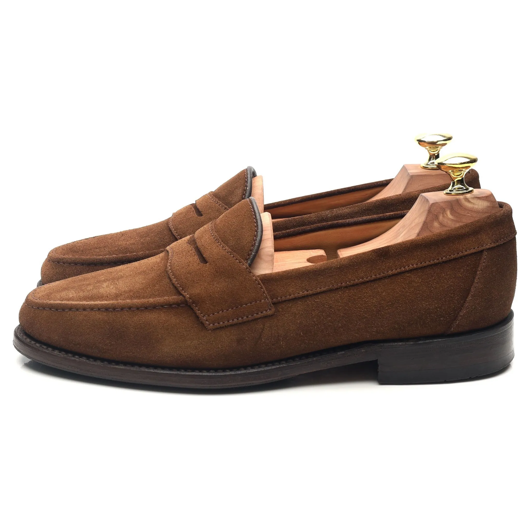 'Eton' Brown Suede Loafers UK 7.5 F