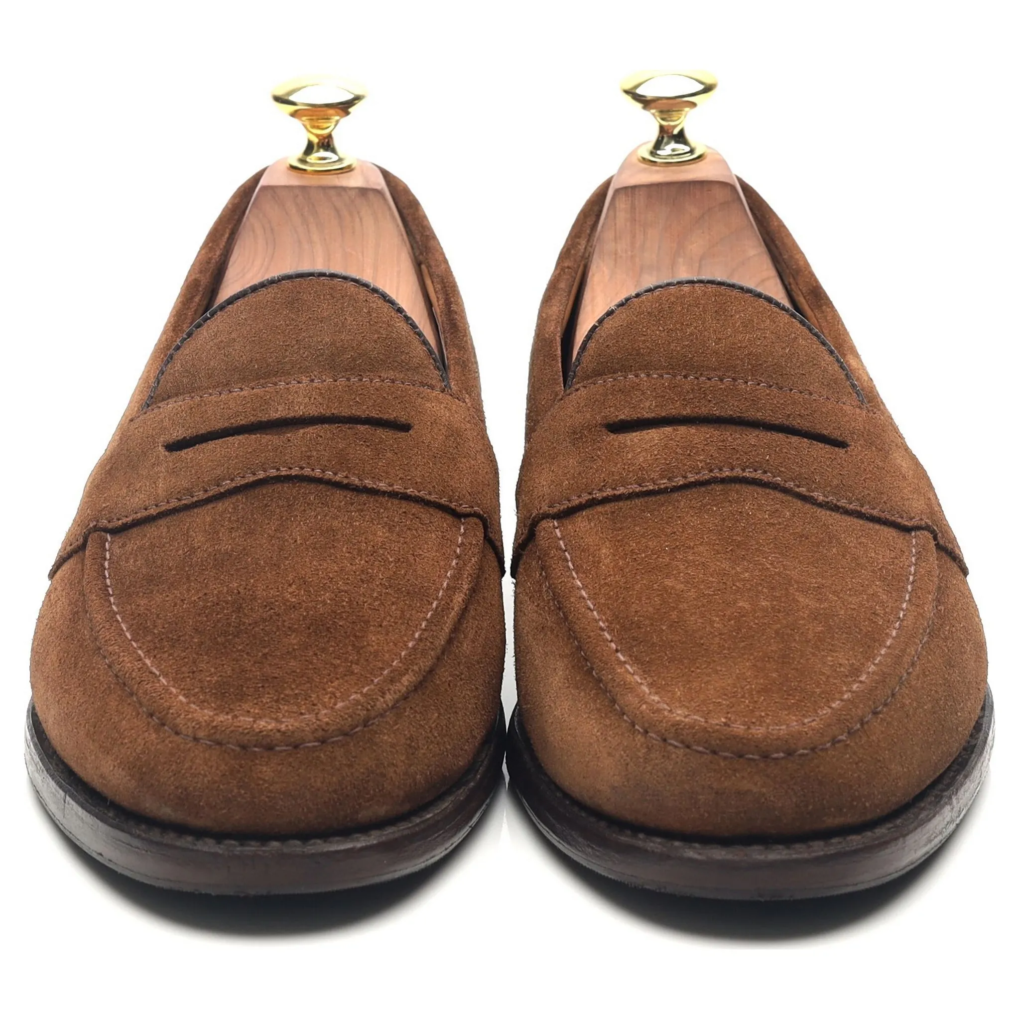 'Eton' Brown Suede Loafers UK 7.5 F