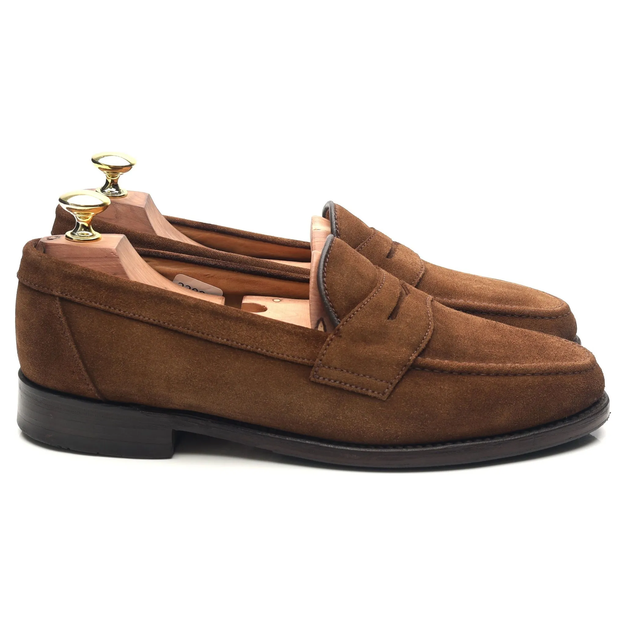 'Eton' Brown Suede Loafers UK 7.5 F