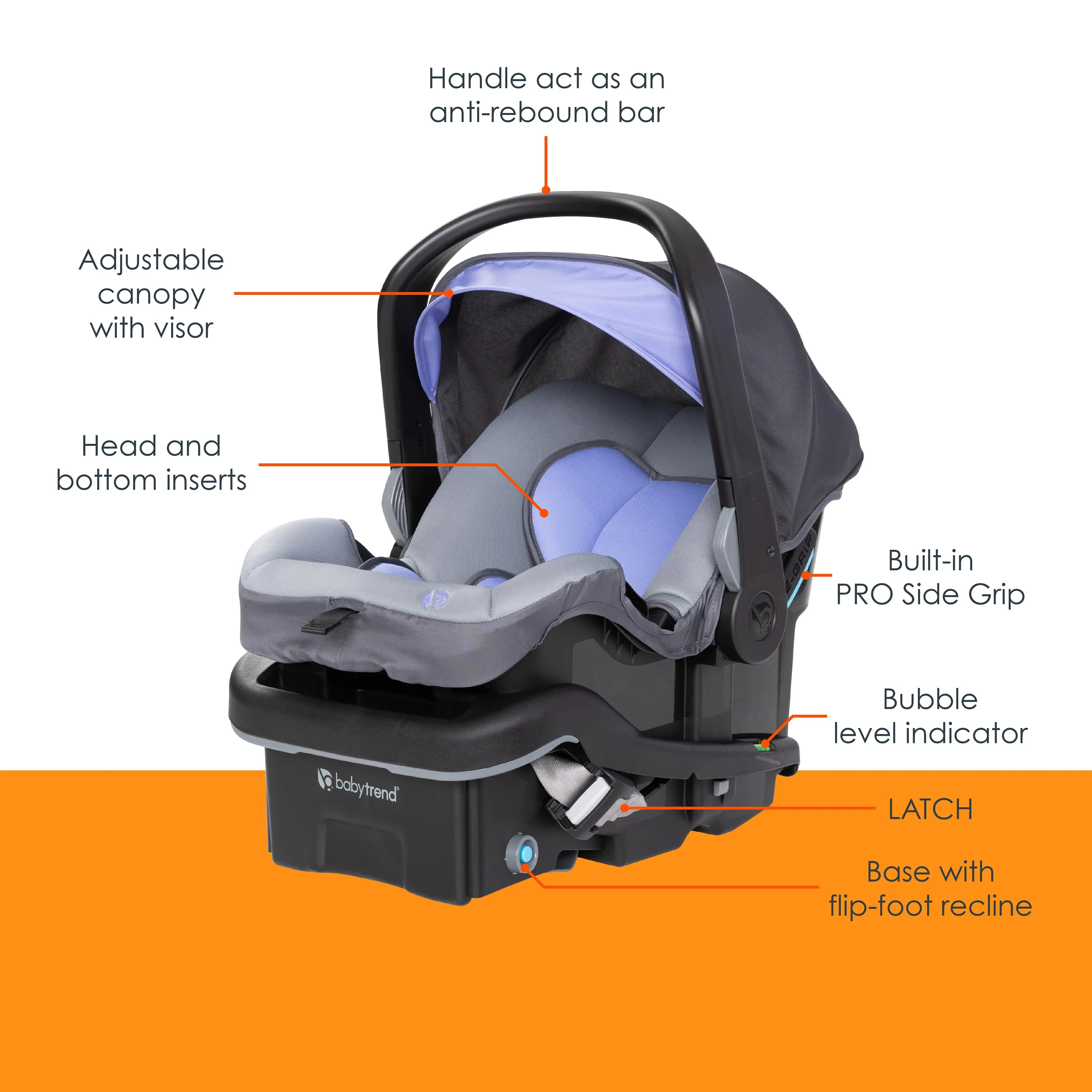 EZ-Lift™ PRO Infant Car Seat - Desert Lavender (Walmart Exclusive)