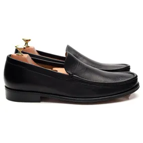 'Fabian' Black Leather Loafers UK 9 F