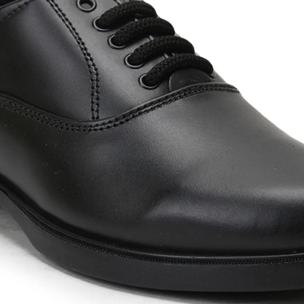 Freedom Lacing Black Formal Shoe For Men RIDER By Liberty