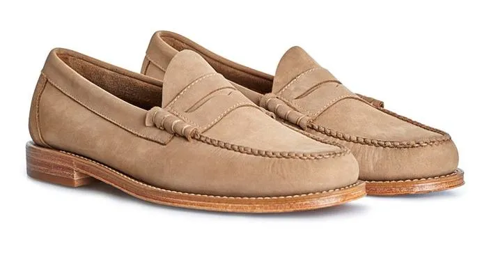 G.H Bass Heritage Larson Nubuck Penny Loafer: EARTH