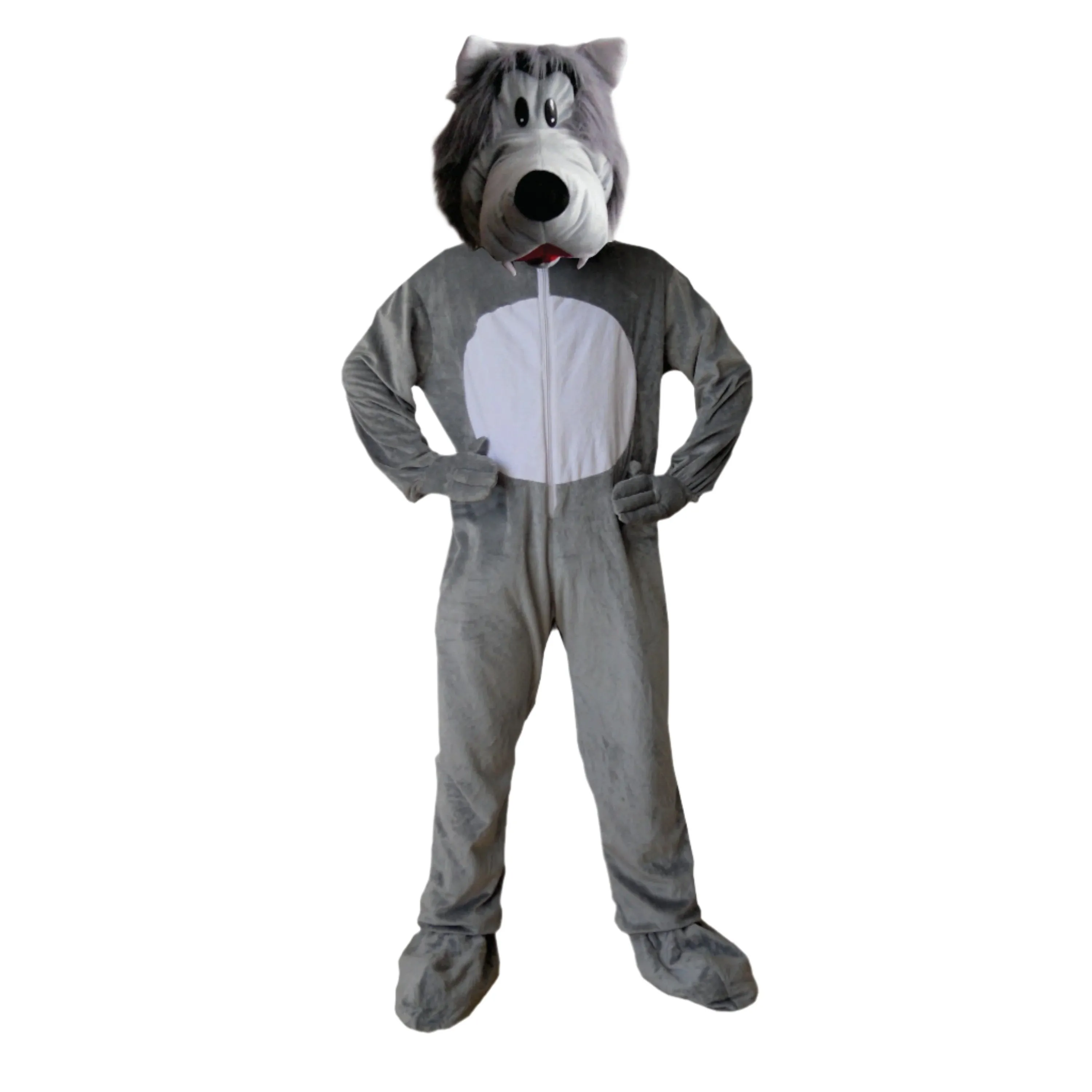 Gray Wolf Mascot - Kids