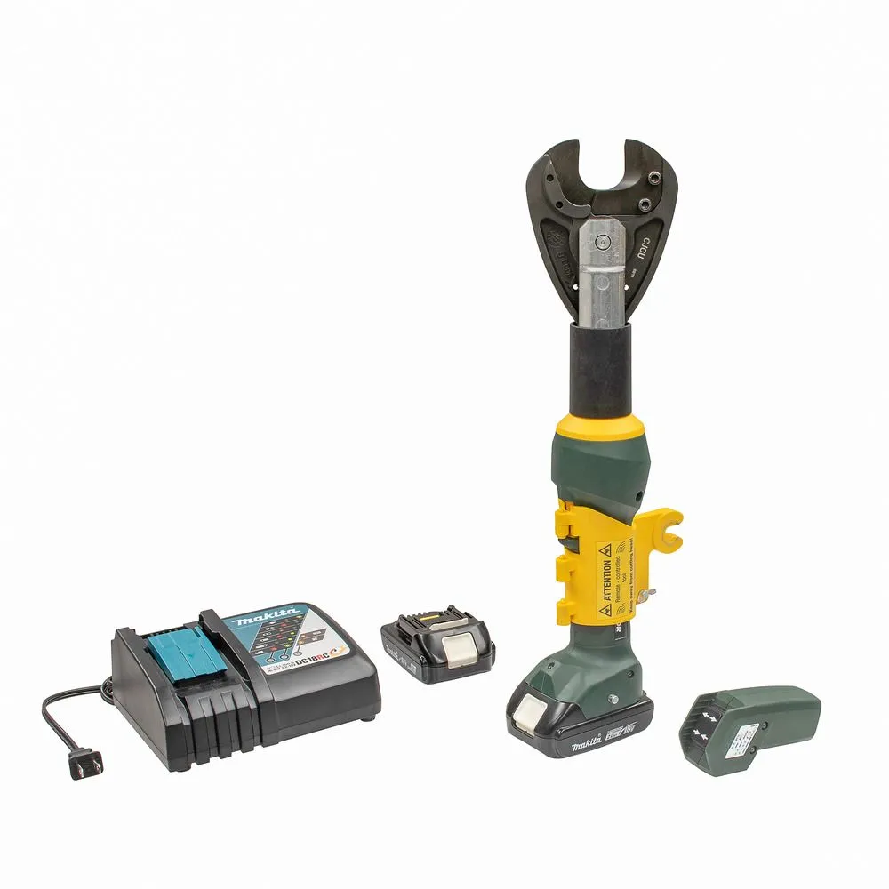 Greenlee EK425LXR11CUAL EK425LXR 6 Ton, Soft Metal Remote Cutter, 2.0Ah Battery, 120V Charger 