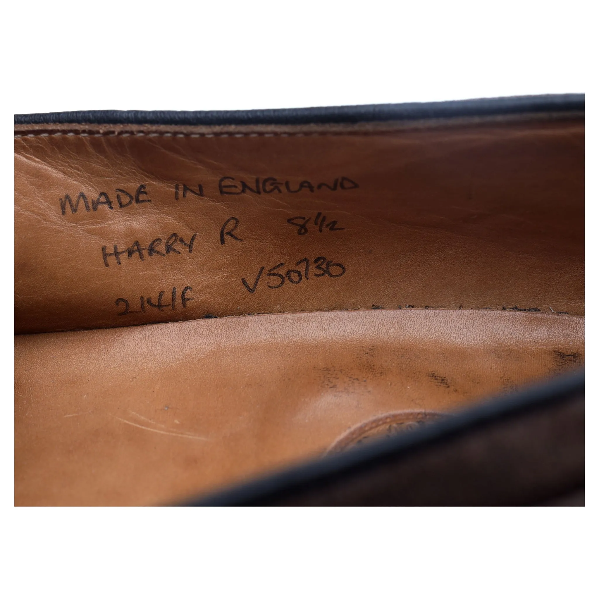 'Harry' Brown Suede Tassel Loafers UK 8.5 F