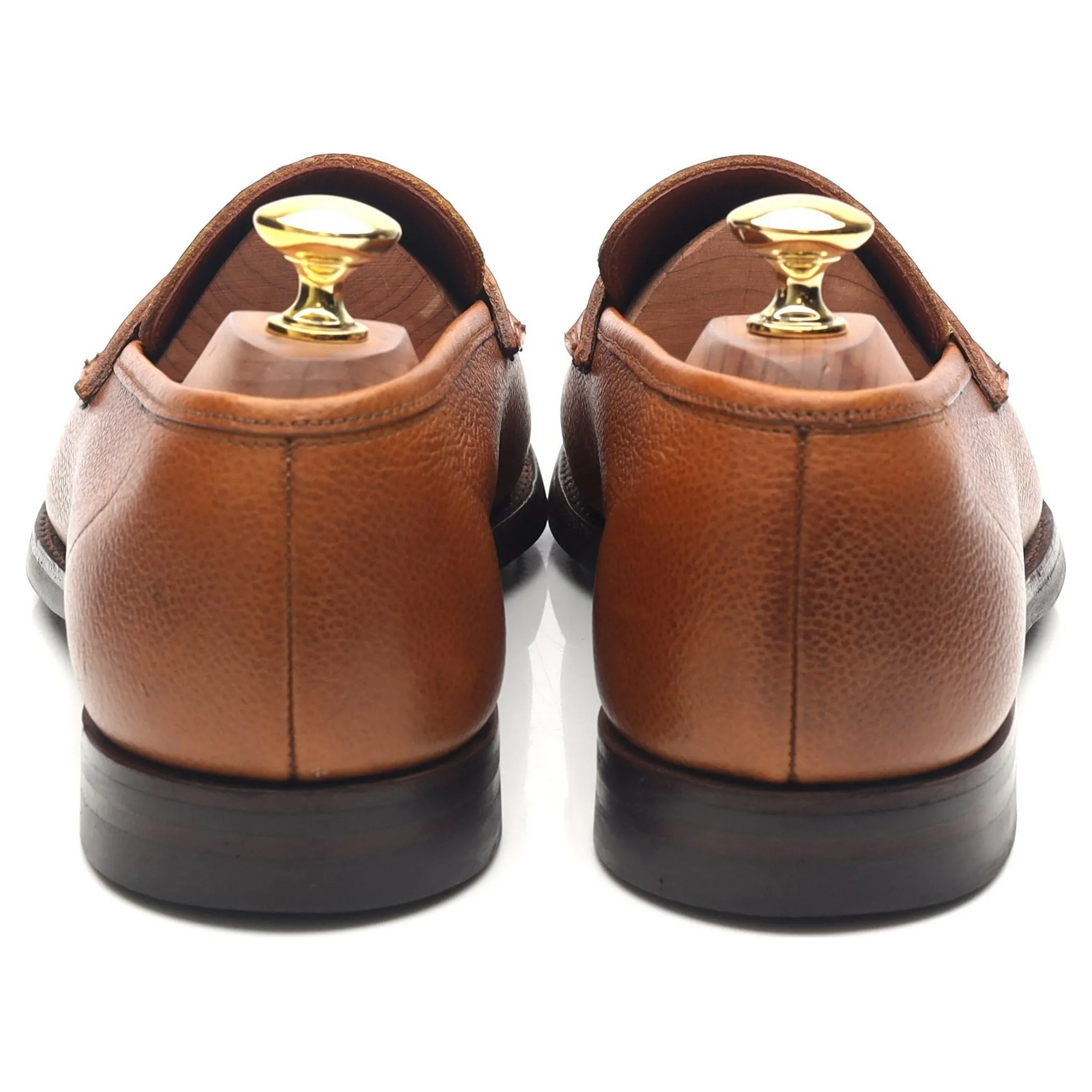 'Harvard 2' Tan Brown Leather Loafers UK 8 E