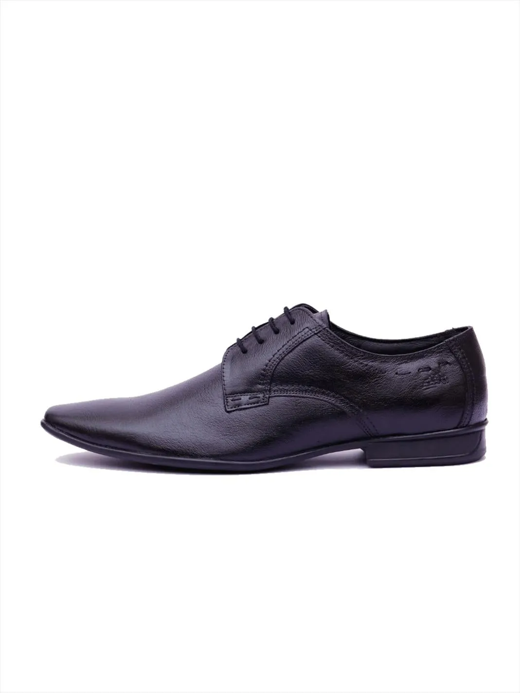 HITZ5201 Men's Black Leather Formal  Lace-Up Shoes