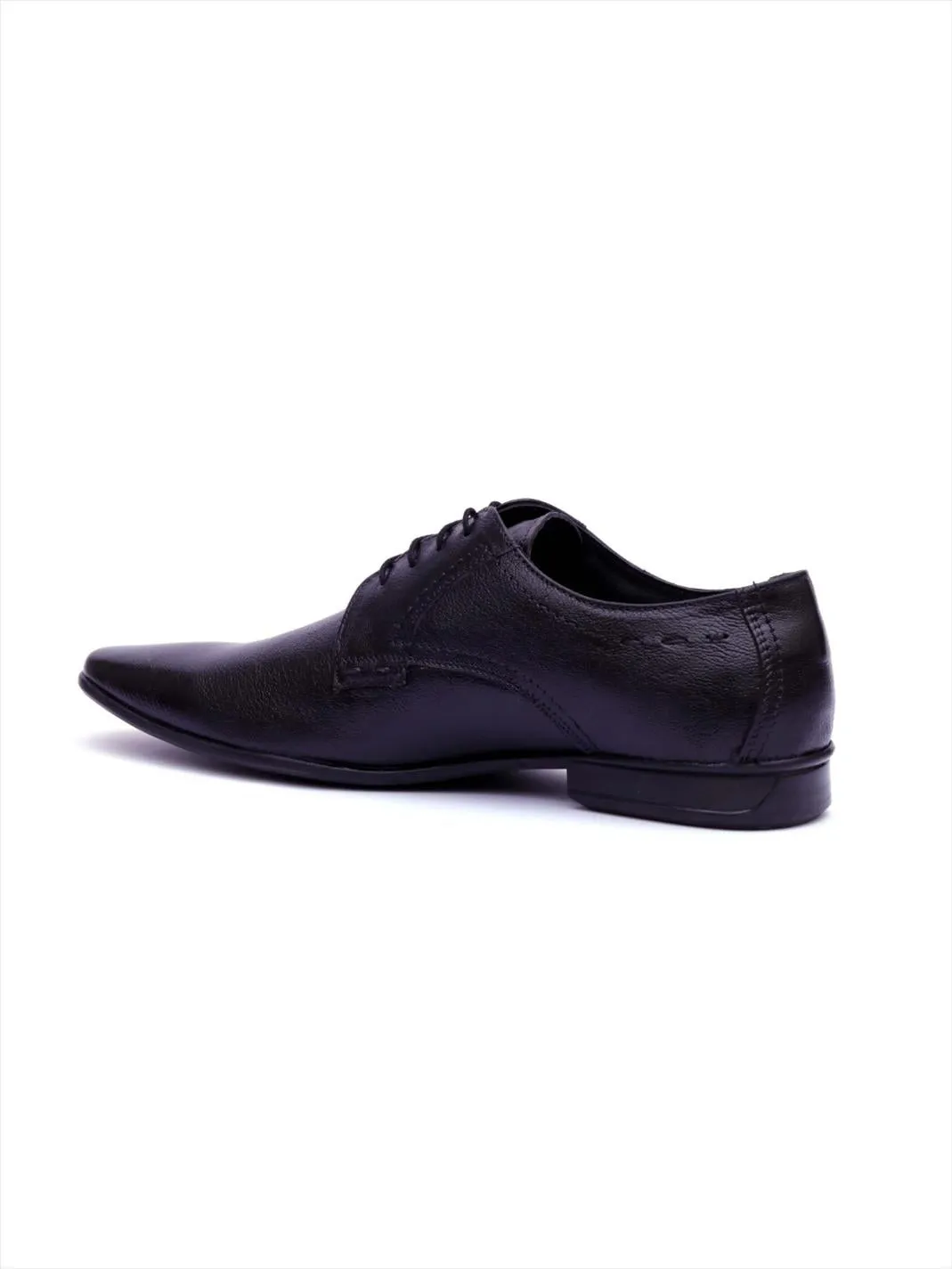 HITZ5201 Men's Black Leather Formal  Lace-Up Shoes