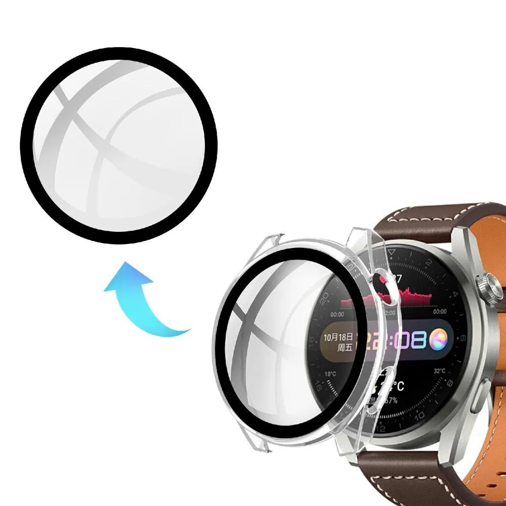 Huawei Watch 3 Pro simple cover   tempered glass - Transparent