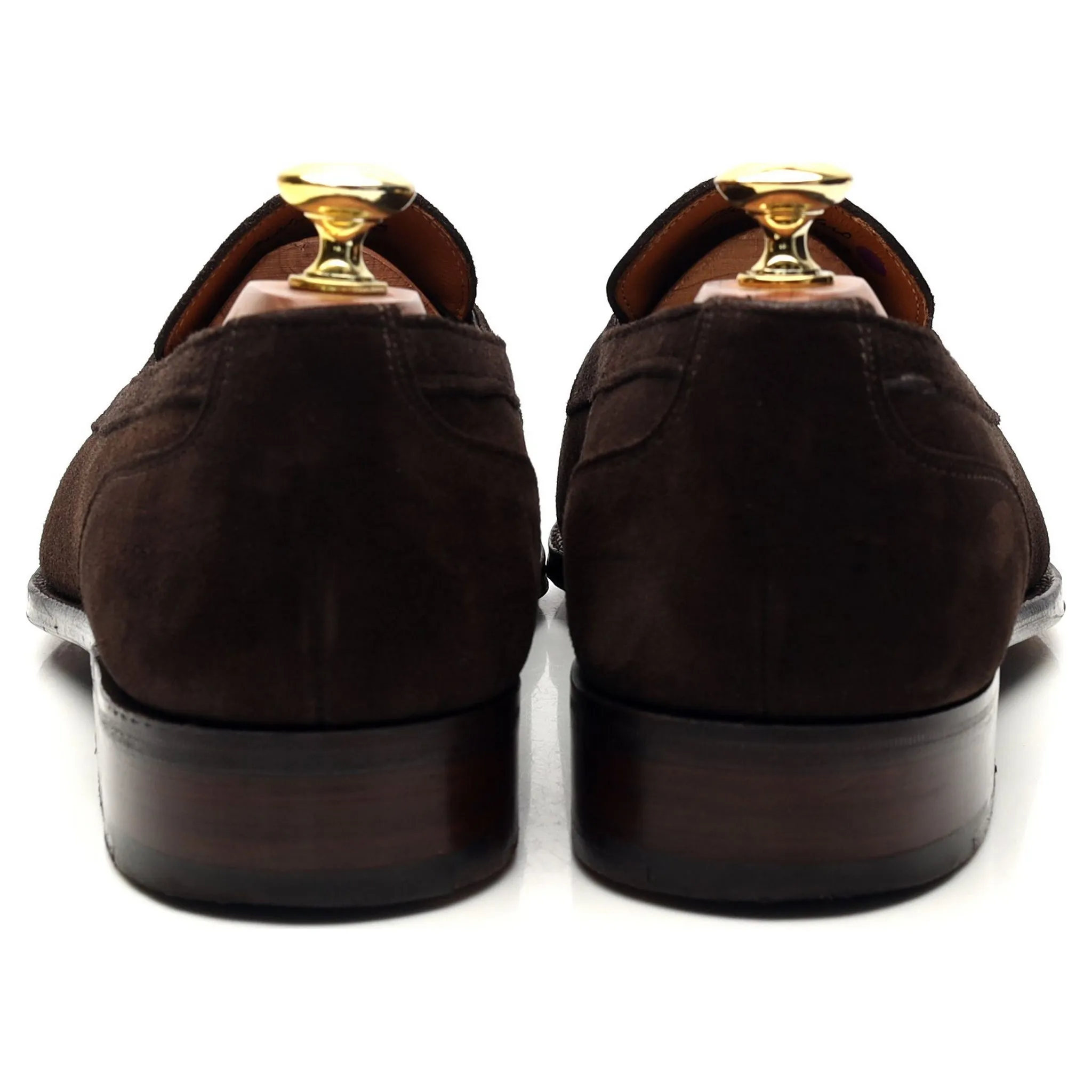 Imperial 'Saxon' Dark Brown Suede Loafers UK 8.5 F