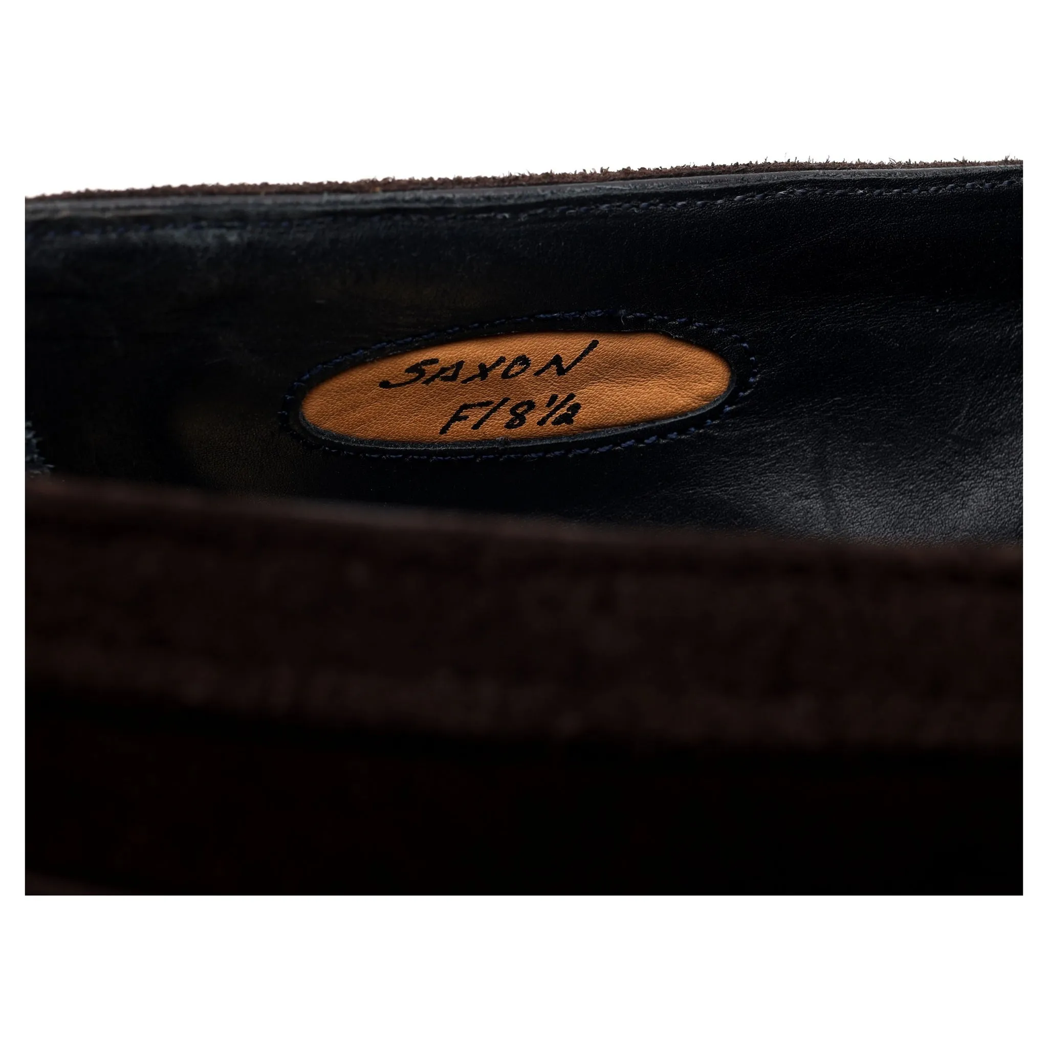 Imperial 'Saxon' Dark Brown Suede Loafers UK 8.5 F