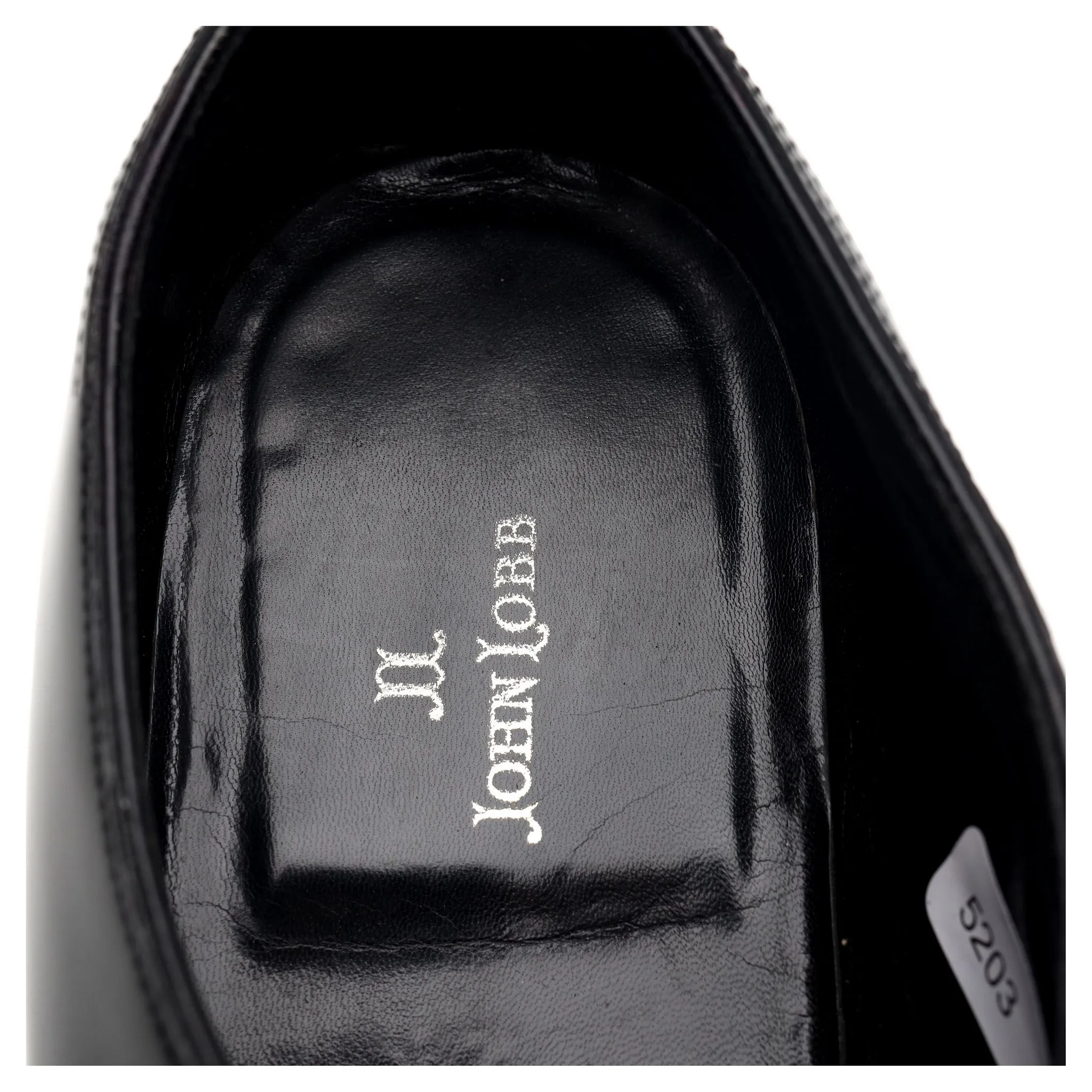 'Jive' Black Patent Leather Loafers UK 9 E