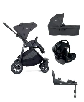 Joie Versatrax Pushchair Bundle with Carrycot and i-Jemini Car Seat (4 Pieces)