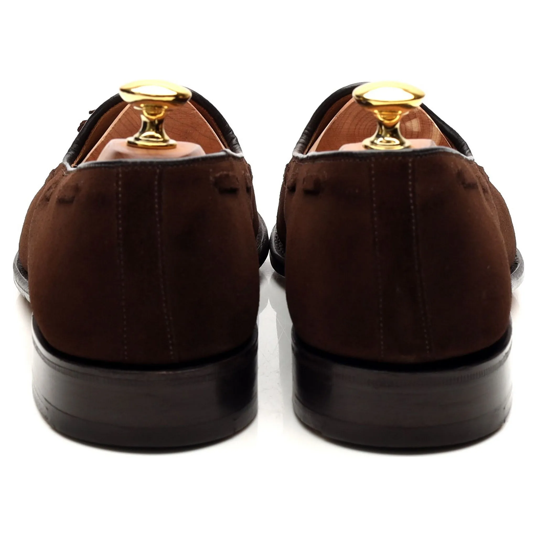 'Keats 450' Brown Suede Tassel Loafers UK 6.5 F