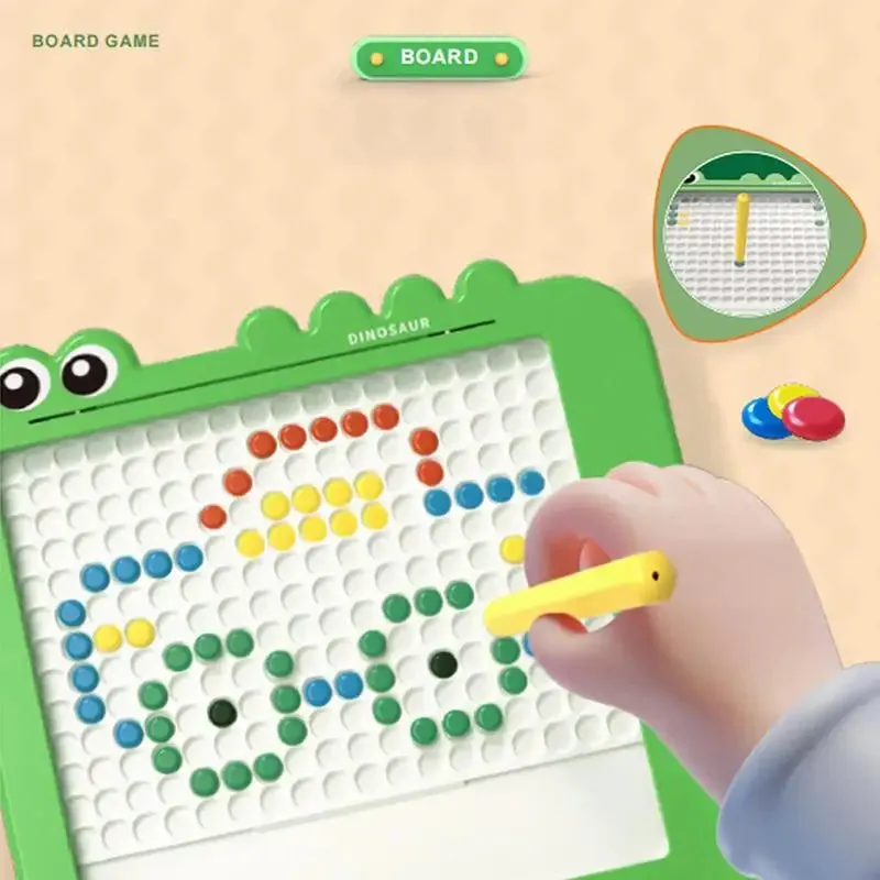 Kid's Dinosaur Doodle Board: Unleash Creativity with Magnetic Drawing Fun