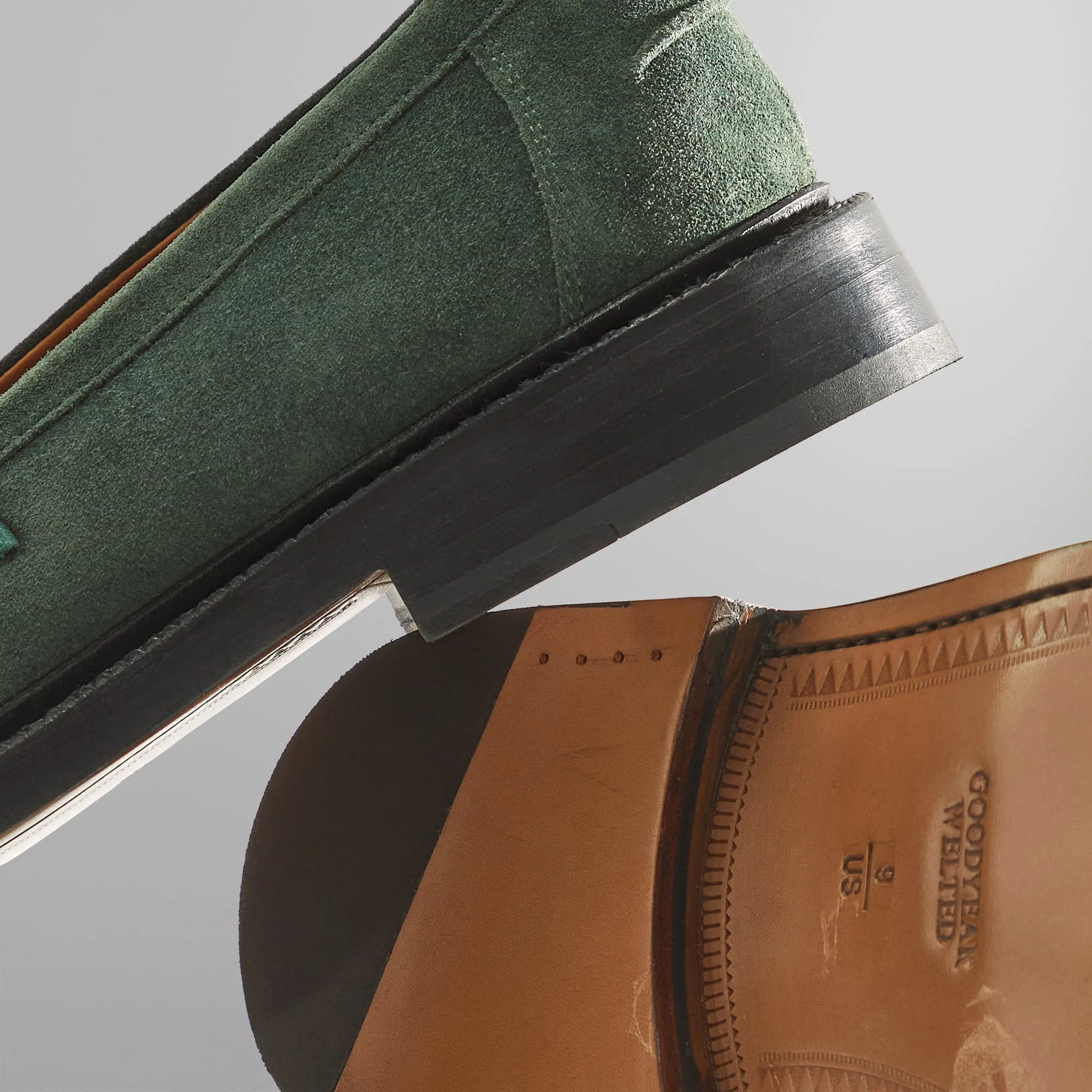 Kith for Blackstock & Weber The Ellis Penny Loafer - Green